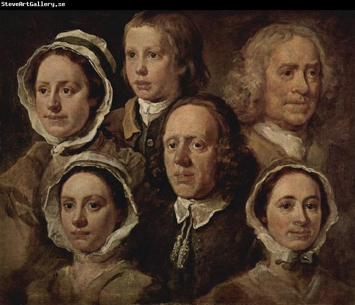 William Hogarth Die Dienstboten des Malers